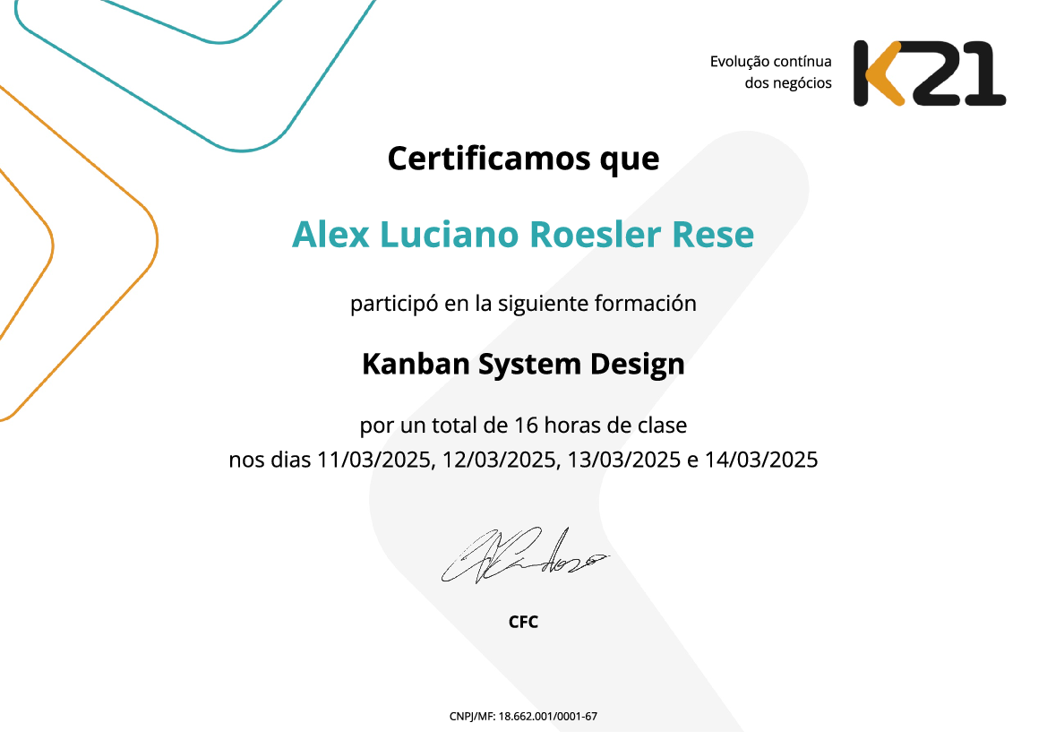 Certificado K21